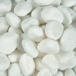 Himalaya White Tumbled Marble (40 lb bags)